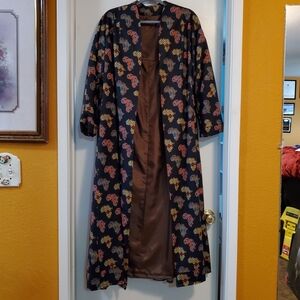 Handmade Africa Patterned Long Swing Coat